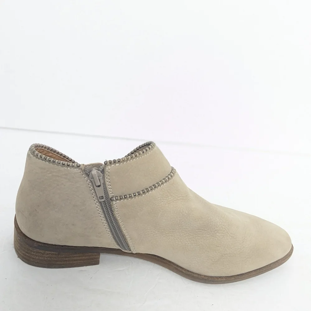 Lucky brand leather perrma ankle boots